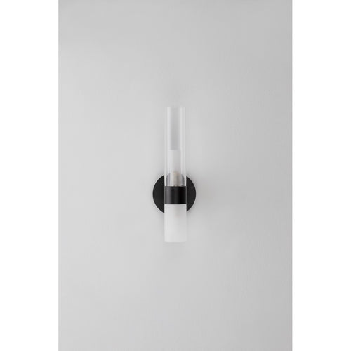Nova Luce CENTURY Wandlamp matzwart, transparant, mat LED G9 2x5W