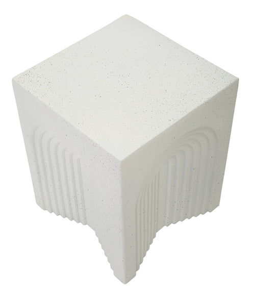 Mauro Ferretti bijzettafel - 40,5x40,5x50,5 cm - wit