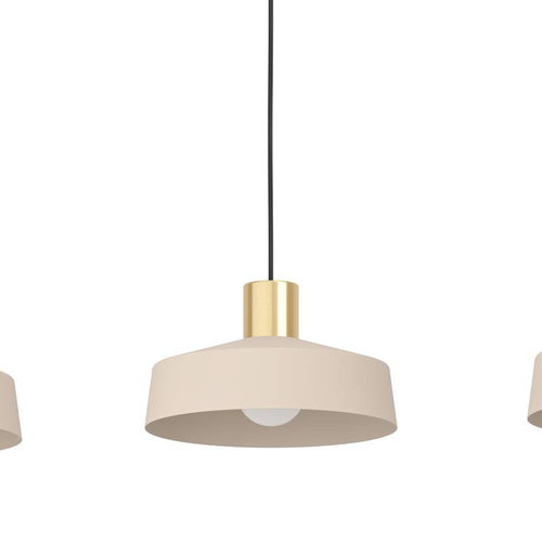 EGLO hanglamp Valdiola - e27 - 93 cm - beige/goud - staal - vtwonen shop