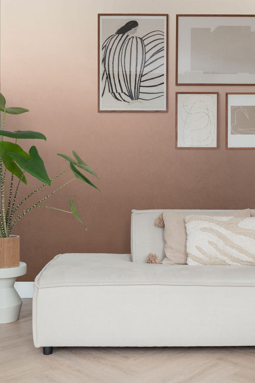 ESTAhome fotobehang kamerhoog dip dye kleurverloop bruin - 200 x 279 cm - 159442 - vtwonen shop