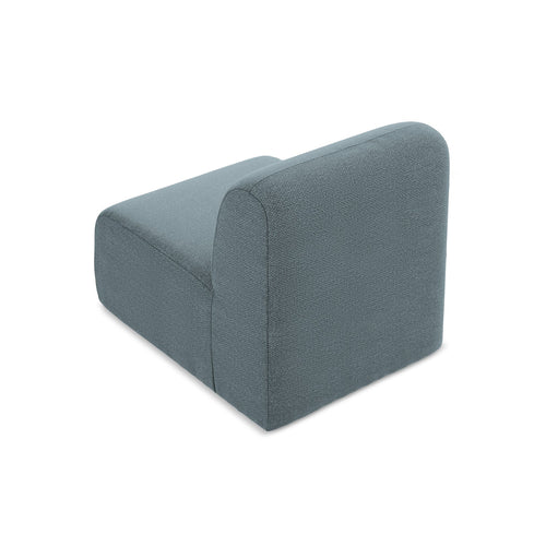 LaMiaSofa Bankmodule midden Cervo - bouclé - jeans - 70x94x75