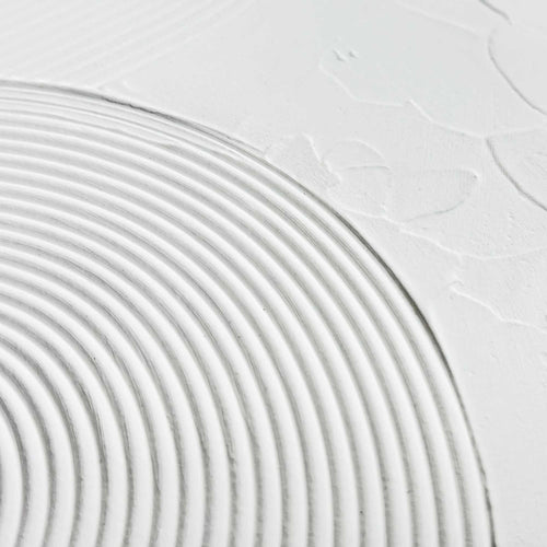 Reinders abstracte wanddecoratie set met structuur Zwart-Wit Evenwicht - 40x30cm