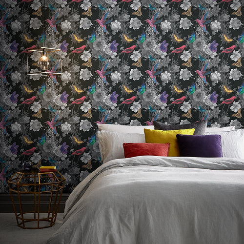 Graham & Brown Vliesbehang - Jardin Black