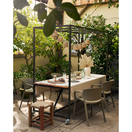 vtwonen eettafel Blue sky - Hout - Dust - 200x220x97 - vtwonen shop