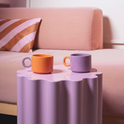 Ona - Beker 28cl oranje/paars Lou - vtwonen shop