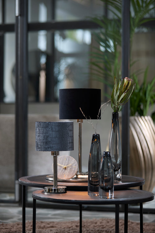 Light & Living lampvoet WASHINGTON - Ø14x39.5cm - zilver