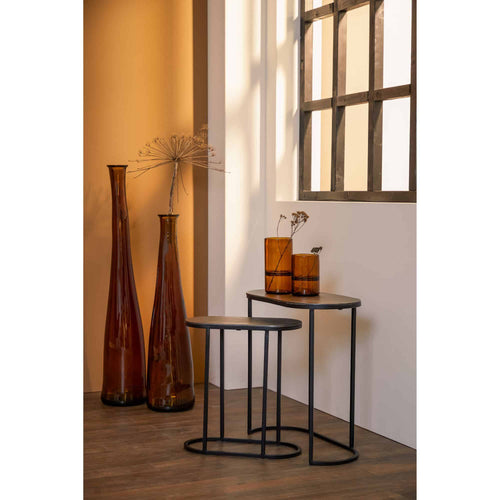 Light & Living bijzettafel BOCOV - zwart - 53x26x53cm - vtwonen shop