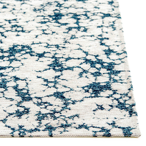 Lola&Moi vloerkleed Skipper Blue - wit -240x340cm - vtwonen shop