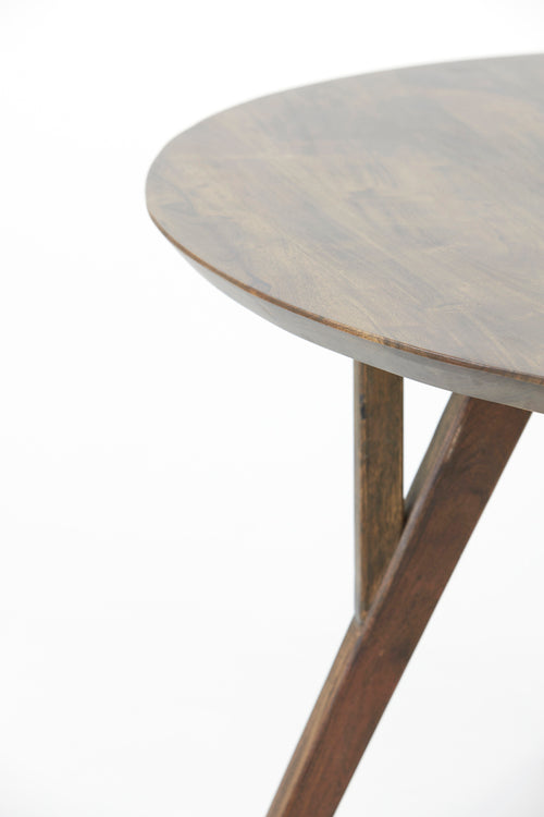 Light & Living eettafel QUENZA - Ø140x76cm - bruin