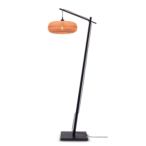 GOOD&MOJO vloerlamp Palawan - zwart - Ø40cm - vtwonen shop