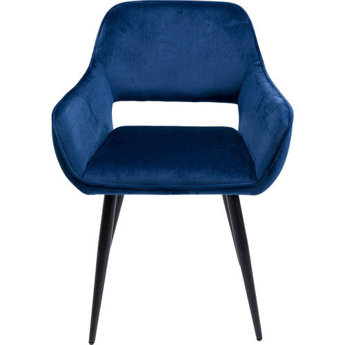 Kare Design Stoel met armleuningen San Francisco blauw - vtwonen shop