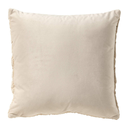 ZION - sierkussen 45x45 cm - organisch - Tofu - beige