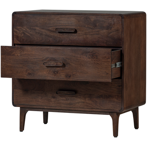 WOOOD ladekast Liya - Mango Hout - Donkerbruin - 90x90x50 - vtwonen shop