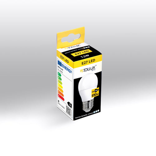 Sollux Lighting LED lamp E27 4000K 7,5W 690lm - 4,5x4,5x8,9cm