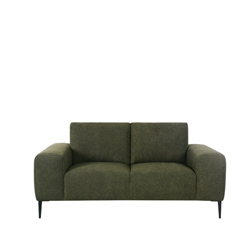 LABEL51 2-Zits Bank Ferraro - Donkergroen Bouclé - 172x88x85cm - vtwonen shop