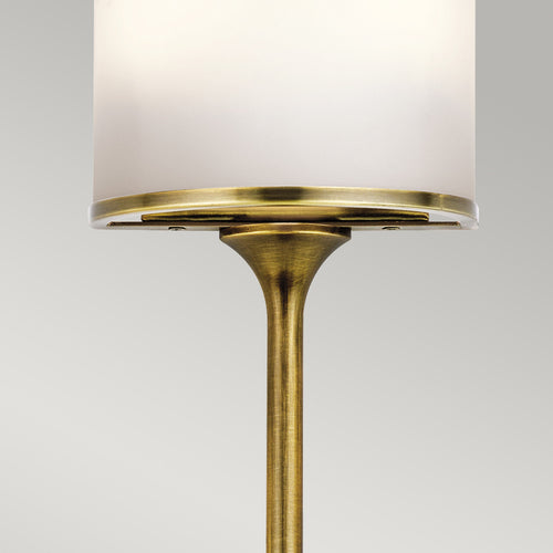Elstead Mona - 2 Lichts Badkamer Wandlamp Messing IP44, G9