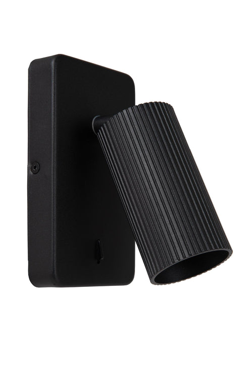 Lucide bedlamp CLUBS - 1xGU10 - Zwart