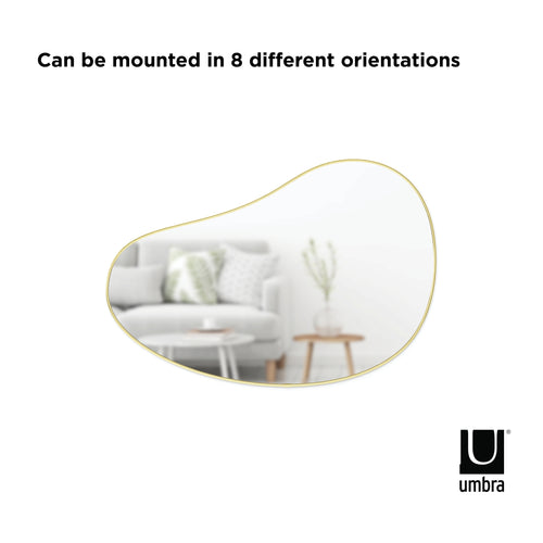 Umbra Hubba Pebble-spiegel, 61 x 91 cm - vtwonen shop