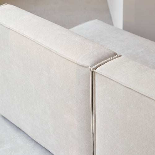 Tikamoon Modulaire rechte bank in beige stof, 2-zit - Beige - vtwonen shop