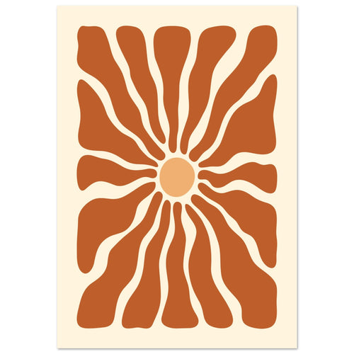 Artfulprints  Boho - Ibiza sun   poster 50x70 cm