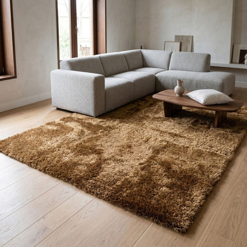 DÉJA Living Vloerkleed Lavar Mix - Goud Stof - 240x340cm