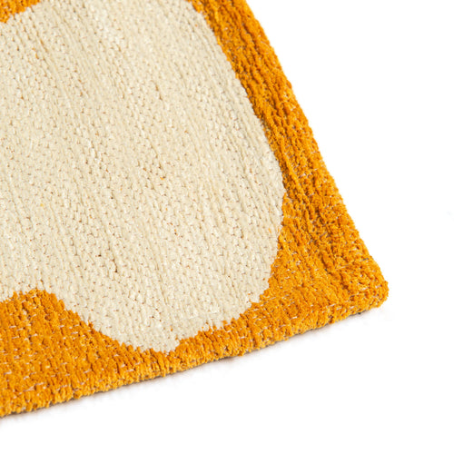 Lola&Moi vloerkleed Ice In Pumpkin - geel - 170x240cm - vtwonen shop