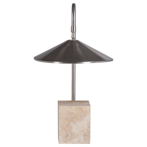 WOOOD tafellamp Korn - Metaal - Chrome - 58x56x15