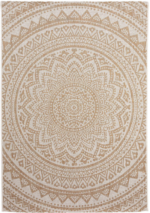 benuta binnen- en buitenkleed Cleo - créme/beige - 140x200 cm