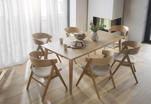 Rowico Home Filippa verlengbare houten eettafel naturel - 180 x 90 cm - vtwonen shop