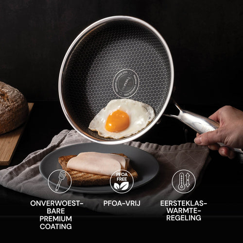 Rosmarino HexaPRO koekenpannenset 2 delig - 24/28cm - vtwonen shop