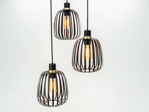 EGLO hanglamp Pocicas - e27 - Ø 35 cm - zwart/goud - vtwonen shop