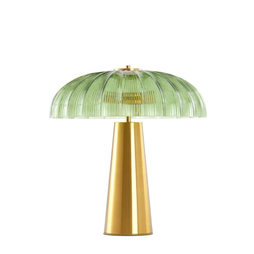 Light & Living tafellamp Fungo - groen - Ø50cm - vtwonen shop