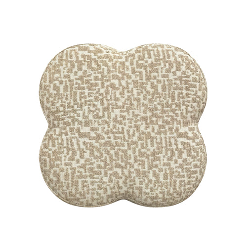 Sia Home - Zitzak LUCKY - stof met textuur en patroon beige 36cm