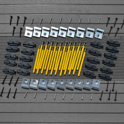 Home Deluxe - WPC terrasplanken complete set (incl. onderstructuur) SAMANA | Kleur: Lichtgrijs, Afmeting: 20 m² - vtwonen shop