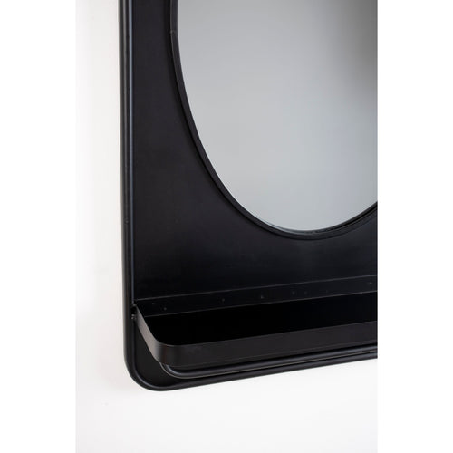 Housecraft Living Pascal Spiegel Wandplank M - Zwart - vtwonen shop