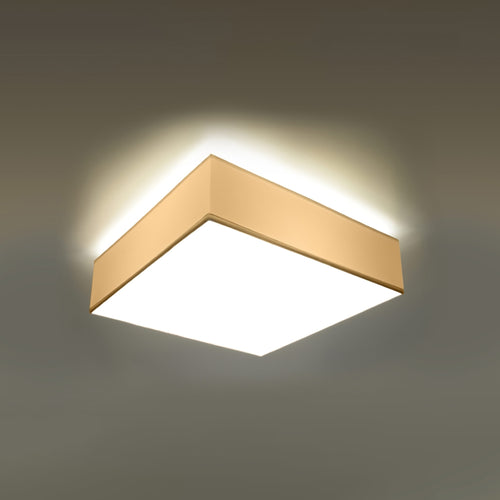 Sollux Lighting Plafondlamp HORUS 35 wit - 35x35x11cm