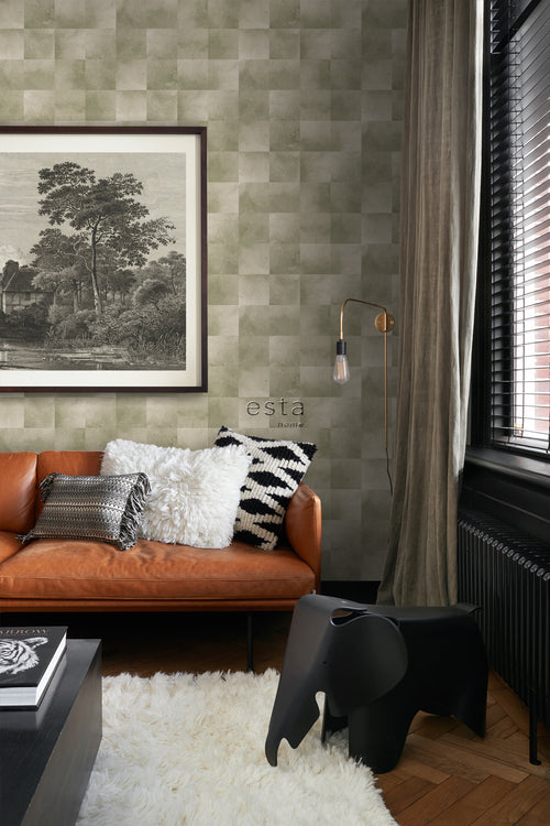 ESTAhome behang dierenhuid warm beige - 53 cm x 10.05 m - 139181