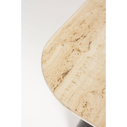 Housecraft Living Baru Bijzettafel Travetin Look - Set van 2