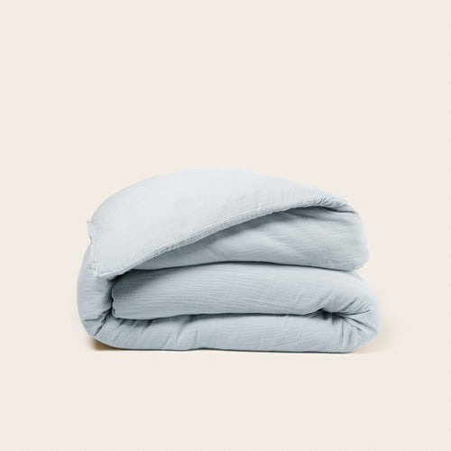 Madura Dekbedovertrek Lou baby blauw 140x200 cm