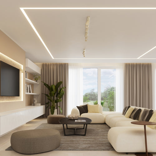 Sollux Lighting Plafondlamp RING 3L beige - 45x6x17cm