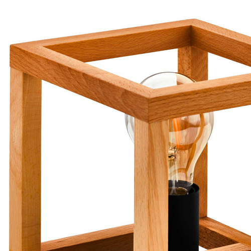 EGLO tafellamp Blackcrown 1 - e27 - 20 cm - zwart/bruin - vtwonen shop