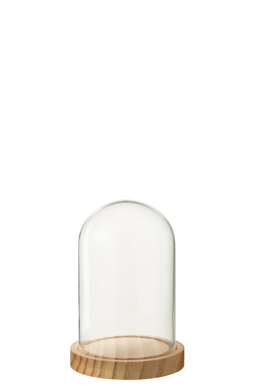 J-Line decoratie stolp - glas - naturel - small - vtwonen shop