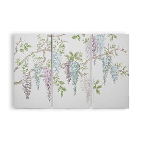 Laura Ashley Canvas met Borduurwerk - Wisteria Garden - 60x90cm - vtwonen shop