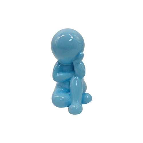 Present Time ornament Amigo Dreaming Medium - blauw - 14.8x11.2x20cm