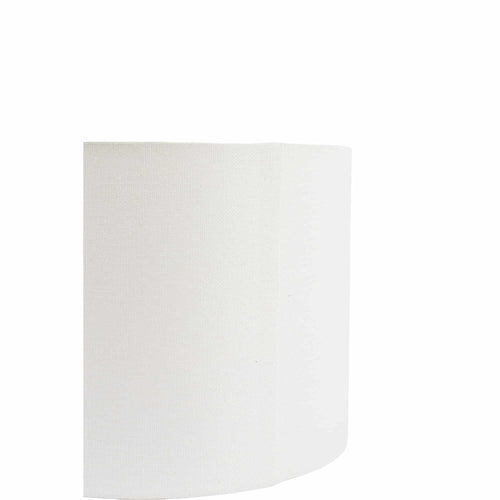 Light & Living lampenkap Linen - wit - Ø40cm