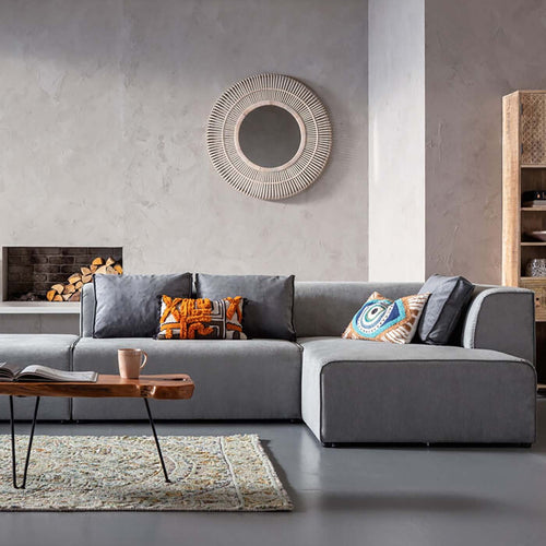 Kare Design Hoekbank Infinity rechts grijs