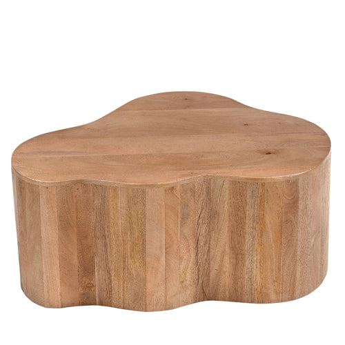 Giga Meubel Salontafel Moos - Organisch Naturel Hout - 70x50x30cm