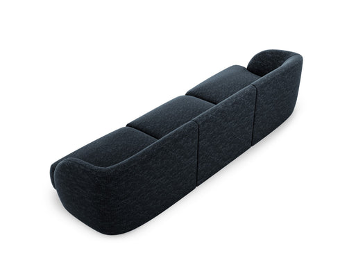 Micadoni Bank Miley 3-zits, chenille, koningsblauw - 90x255x70cm
