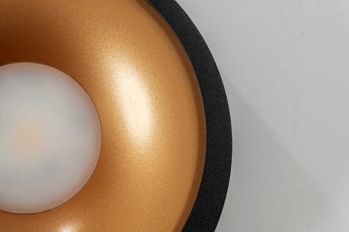 Artdelight plafondlamp Orlando - 1 lichts - 14  x 5   cm - zwart - goud - vtwonen shop