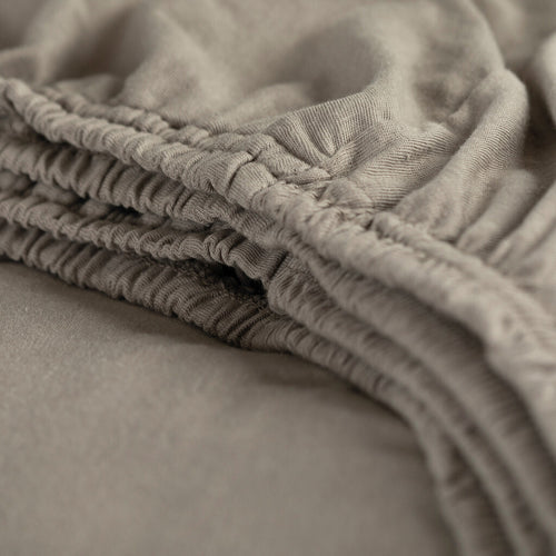 Cinderella - Hoeslaken Jersey - 200x210/220 cm - Taupe